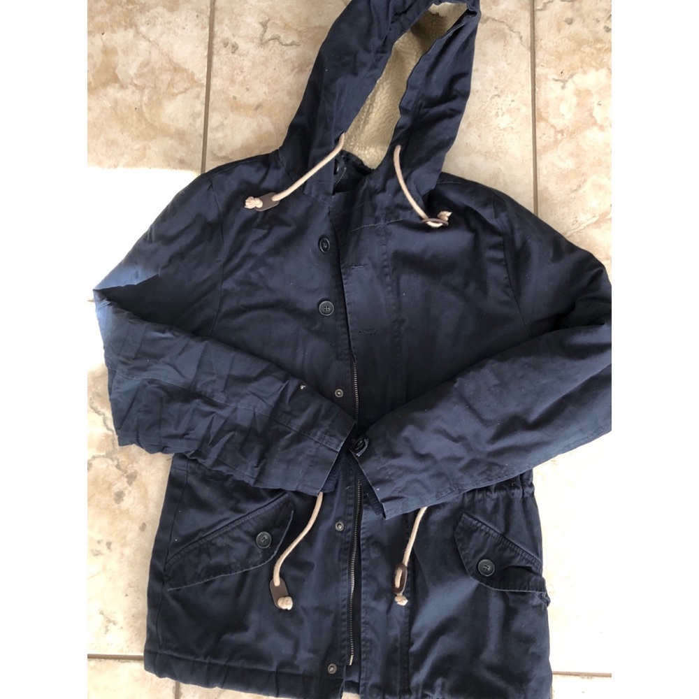 Cotton On Blue Zip Up Coat